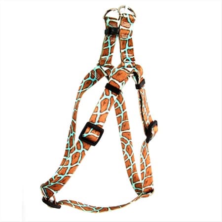 Giraffe Teal Step-In Harness - Extra Large